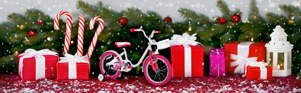 Joystar Girls Bike for Toddlers and Kids Ages 2 to 7 Years Old 12 14 16 Inch Kids Bike with Training Wheels Handbrake and Basket