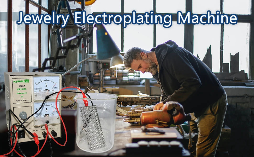 110V Electroplating Machine Gold Plating Tool for Jewelry Silver and Platinum Plating Equipment