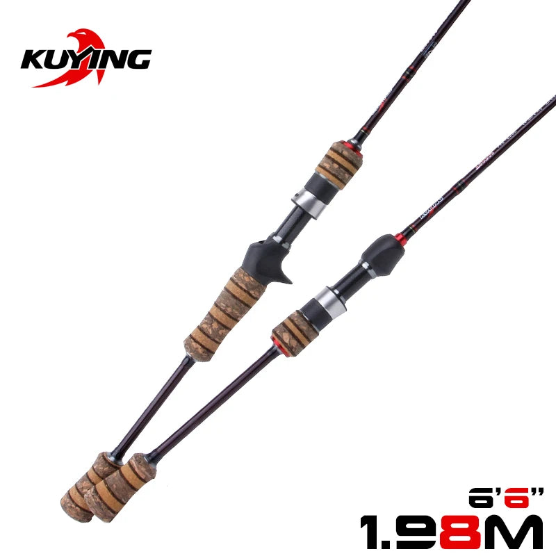 KUYING Teton L Light 1.98m 6'6'' Baitcasting Fishing Rod