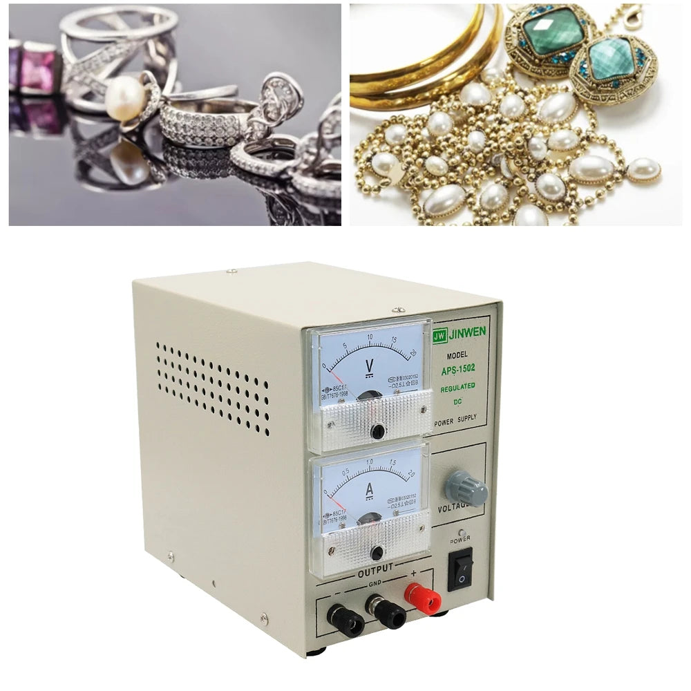 110V Electroplating Machine Gold Plating Tool for Jewelry Silver and Platinum Plating Equipment