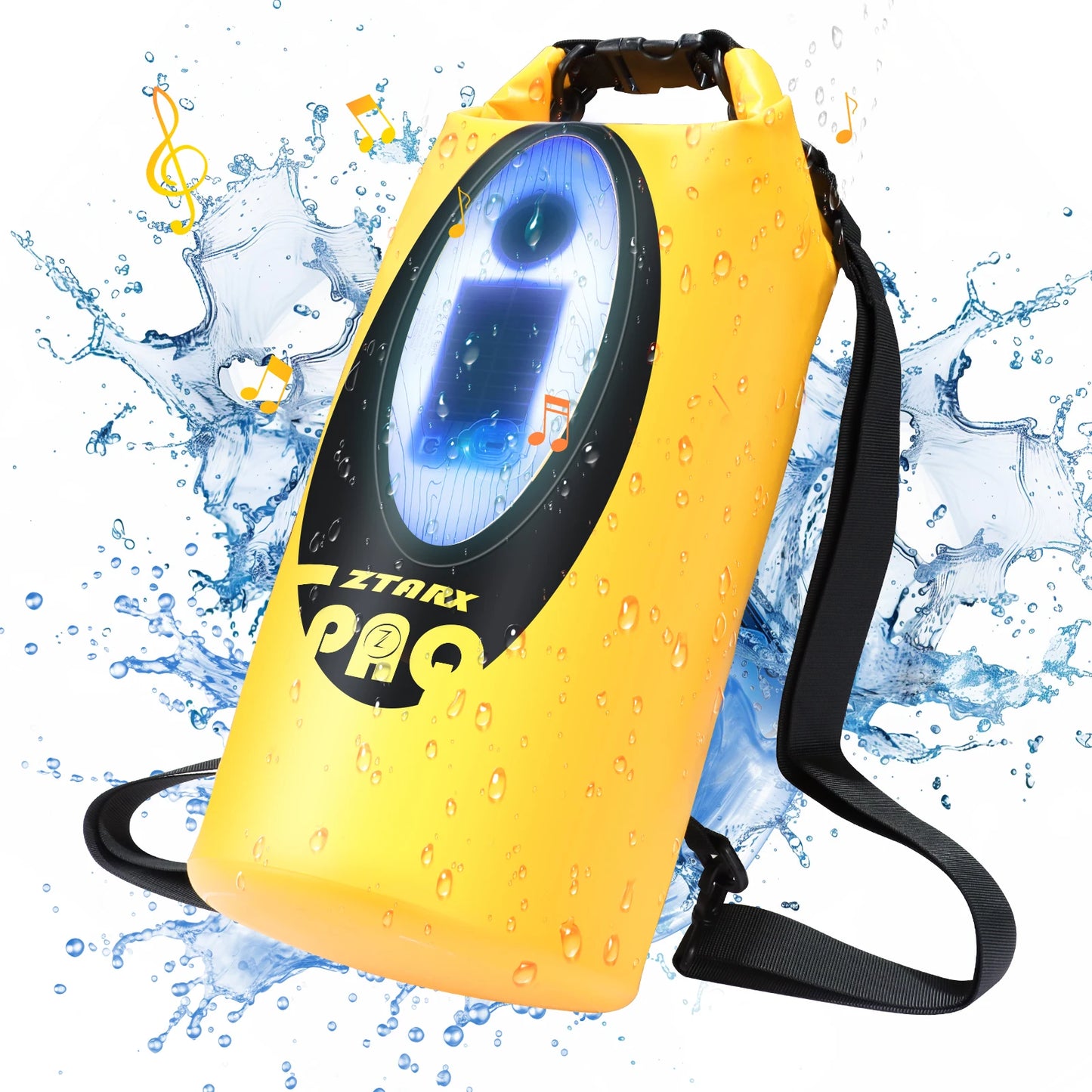 SELORSS Solar Battery Powered Waterproof Hiking Camping Backpack Outdoor Climbing Sport Bag with Bluetooth Speaker Large Capacity