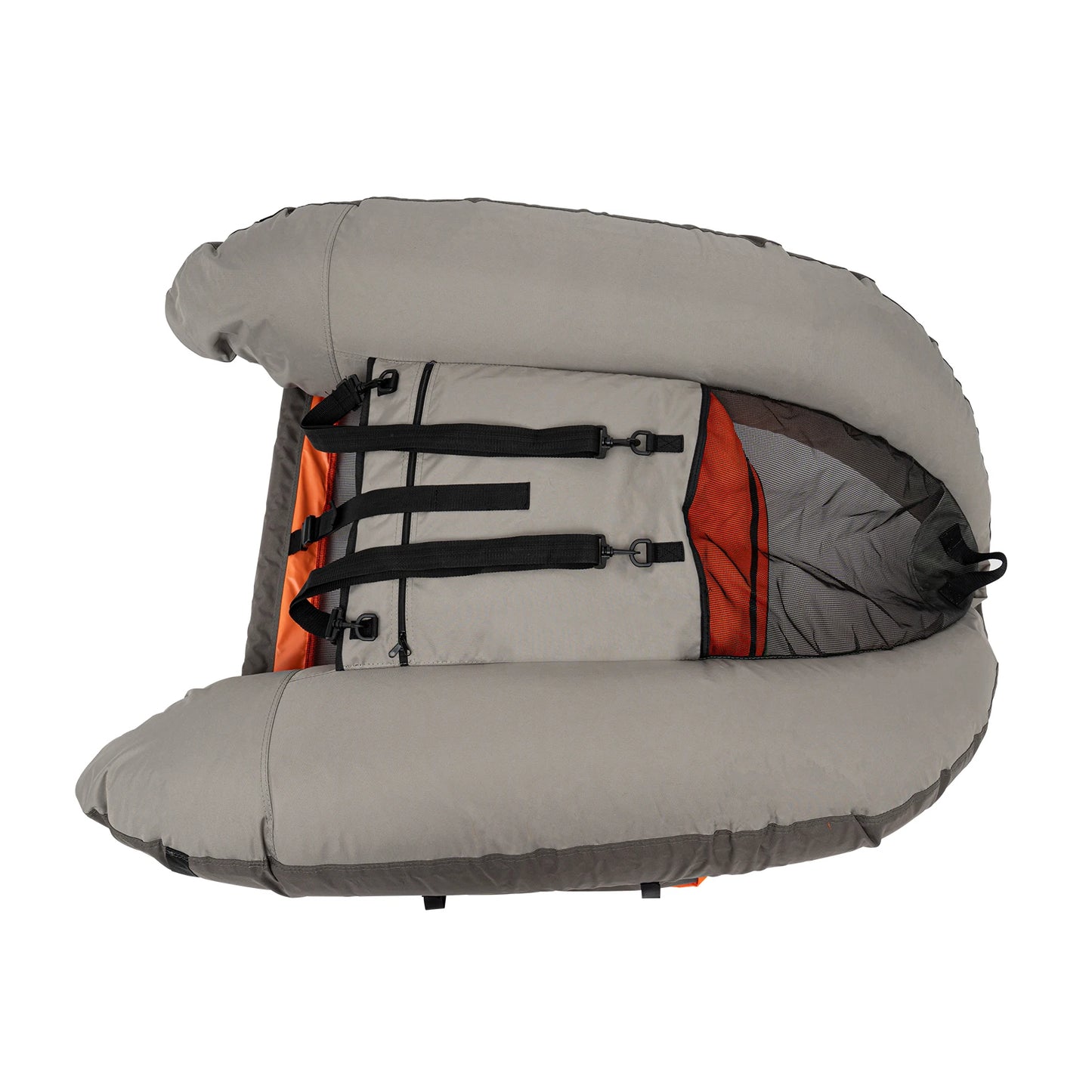 Outdoor Inflatable Fishing Boat with Oxford Cloth and Aluminum Construction