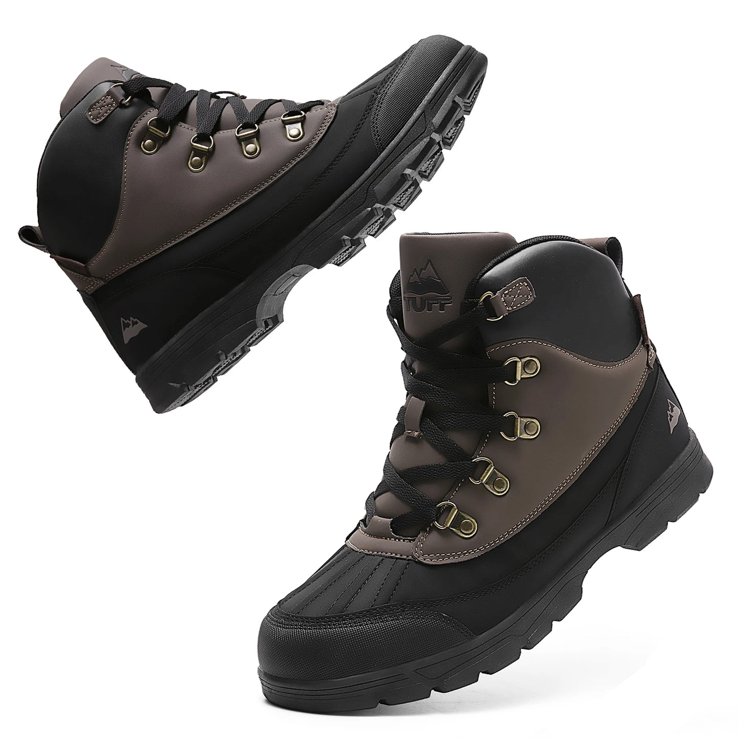 Men's Hiking Boots High Tops Comfortable Lace-up Sports Boots Outdoor Hiking Shoes