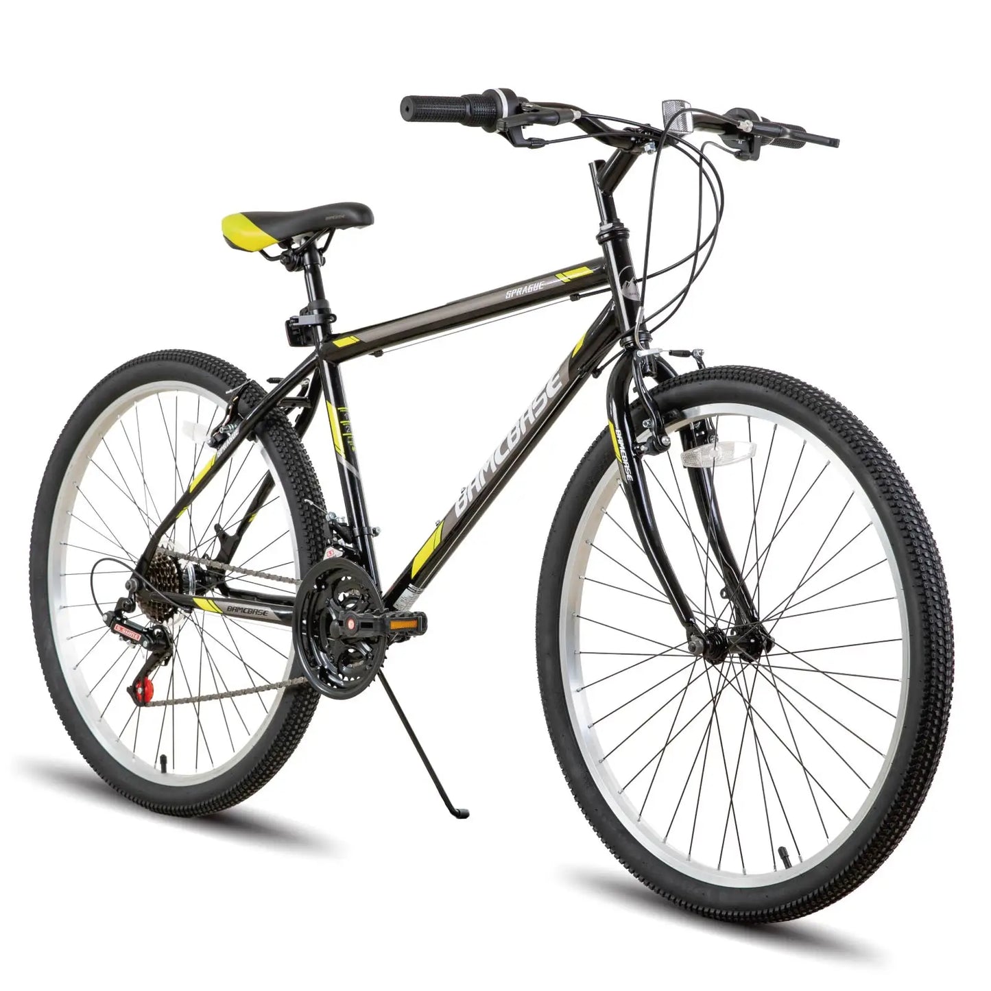 Hiland 24 26 Inch Mountain Bike for Men Women 21 Speeds High Carbon Steel Frame Sport Cycling MTB Bicycle for Adult