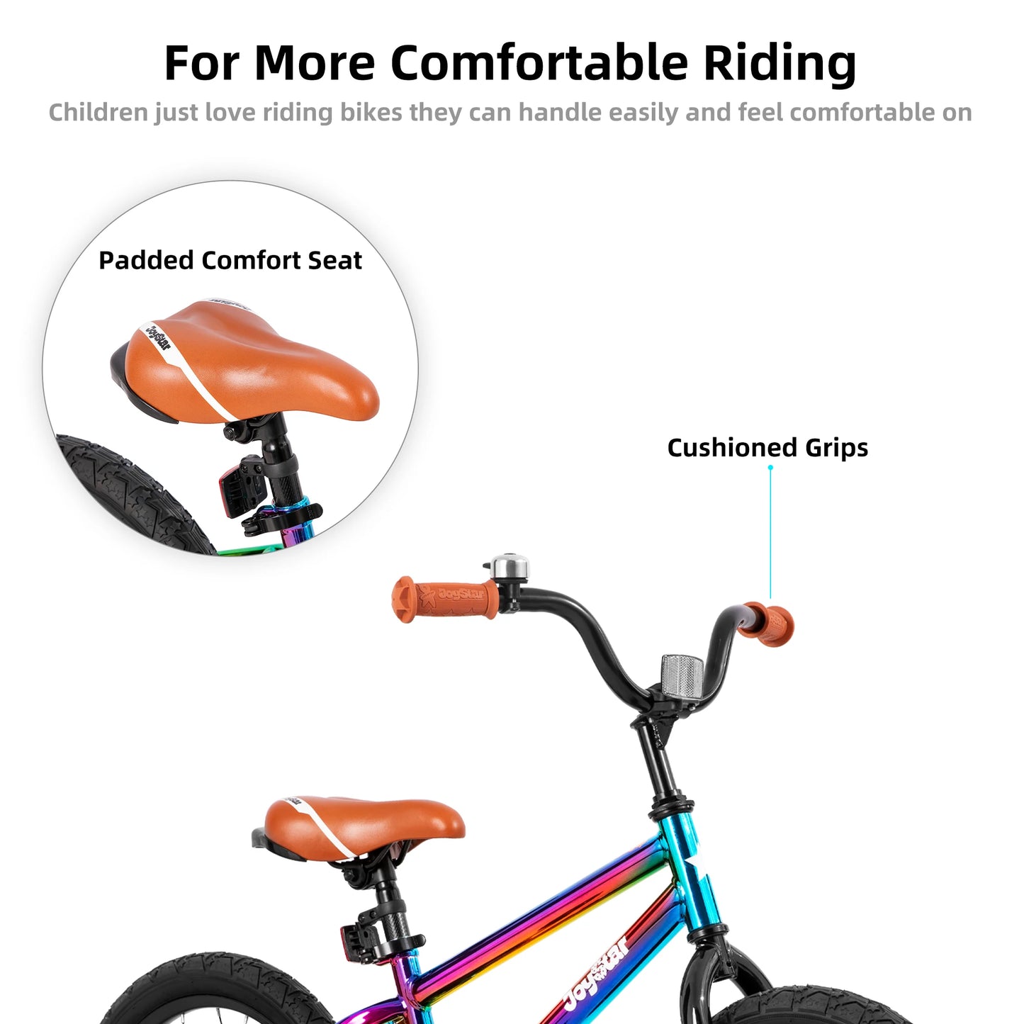 JOYSTAR Kids Bike for Boys and Girls Ages 2 to 9 Years Old 12 14 16 18 Inch BMX Style Bicycles with Training Wheels