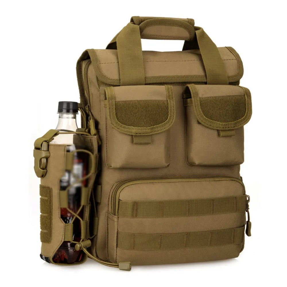 Outdoor Tactical MOLLE Nylon Water Bottle Holder Camping Hiking Mountaineering Pouch Bags