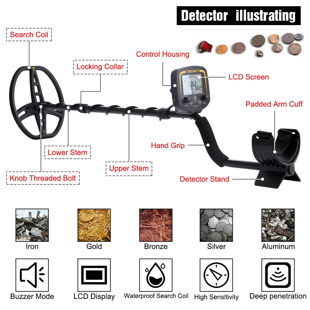 TIANXUN TX850 Metal Detector Waterproof Pinpointer Pro