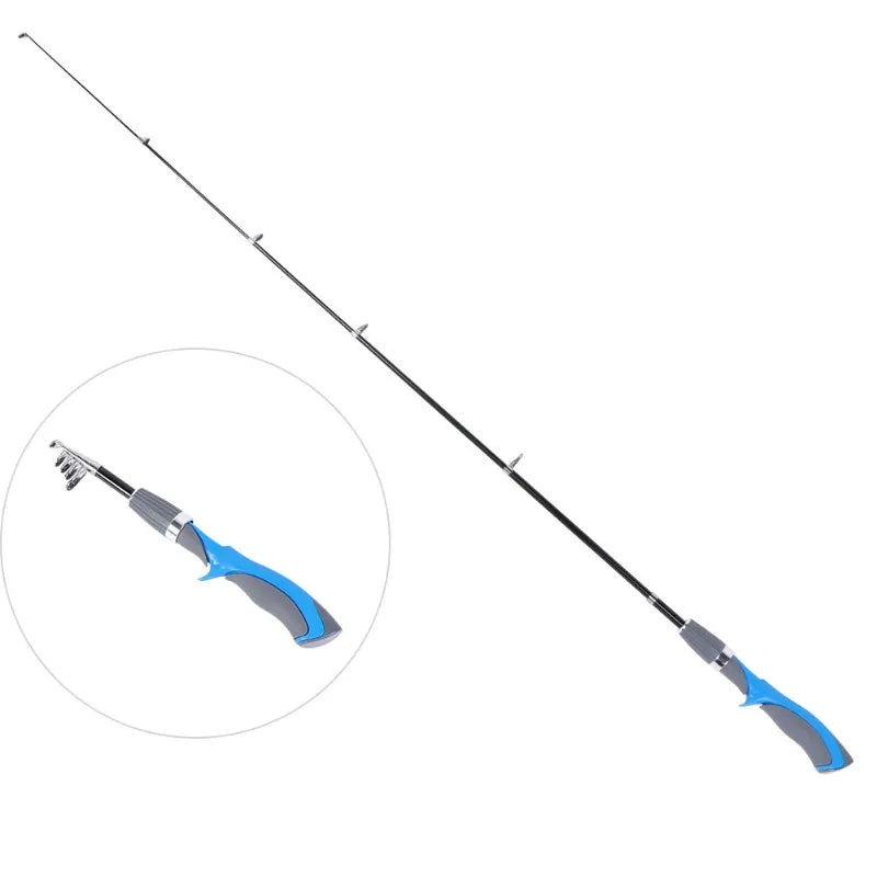 Ultralight Carbon Fishing Rod Portable Telescopic Sea Pole 1.2m