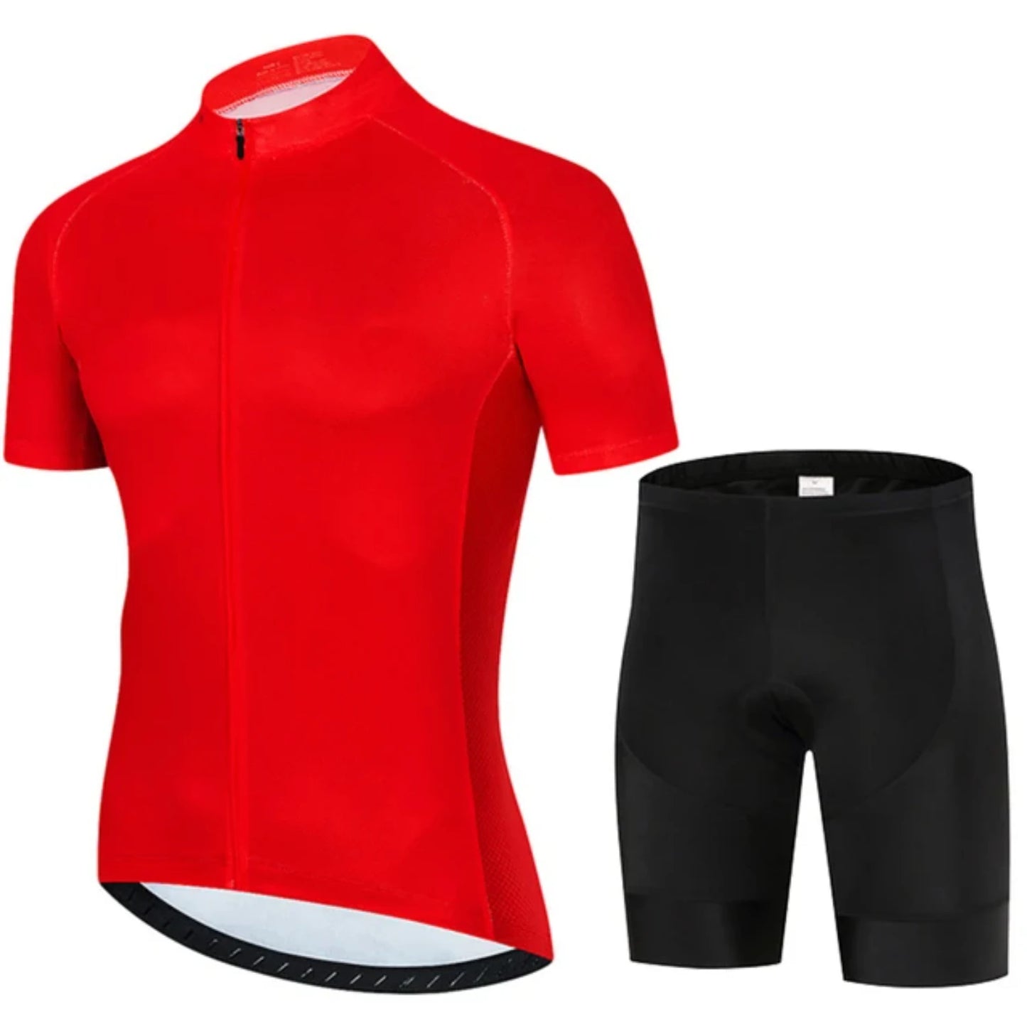 All Black Cycling Jersey Bib Short Set 2024 Men's Mountain Bicycle Clothing Short Sleeve Suit Sports MTB Bike Training Uniform