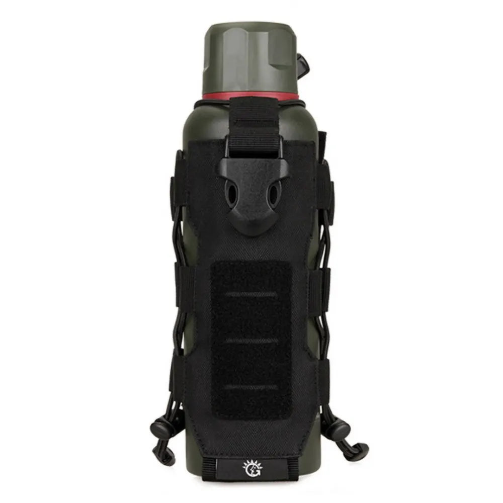Outdoor Tactical MOLLE Nylon Water Bottle Holder Camping Hiking Mountaineering Pouch Bags