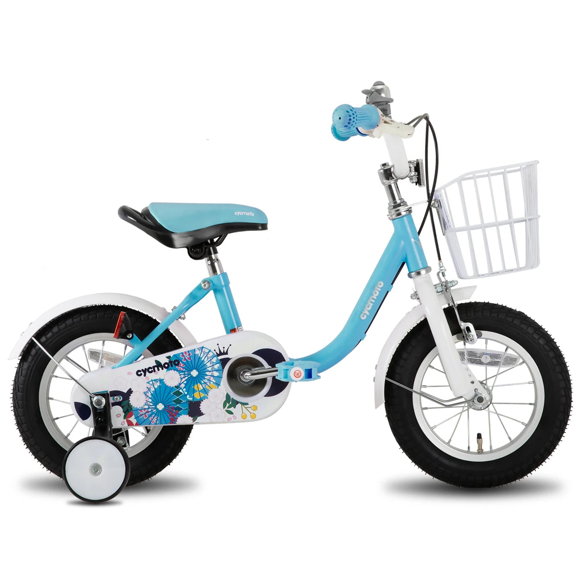 Joystar Girls Bike for Toddlers and Kids Ages 2 to 7 Years Old 12 14 16 Inch Kids Bike with Training Wheels Handbrake and Basket