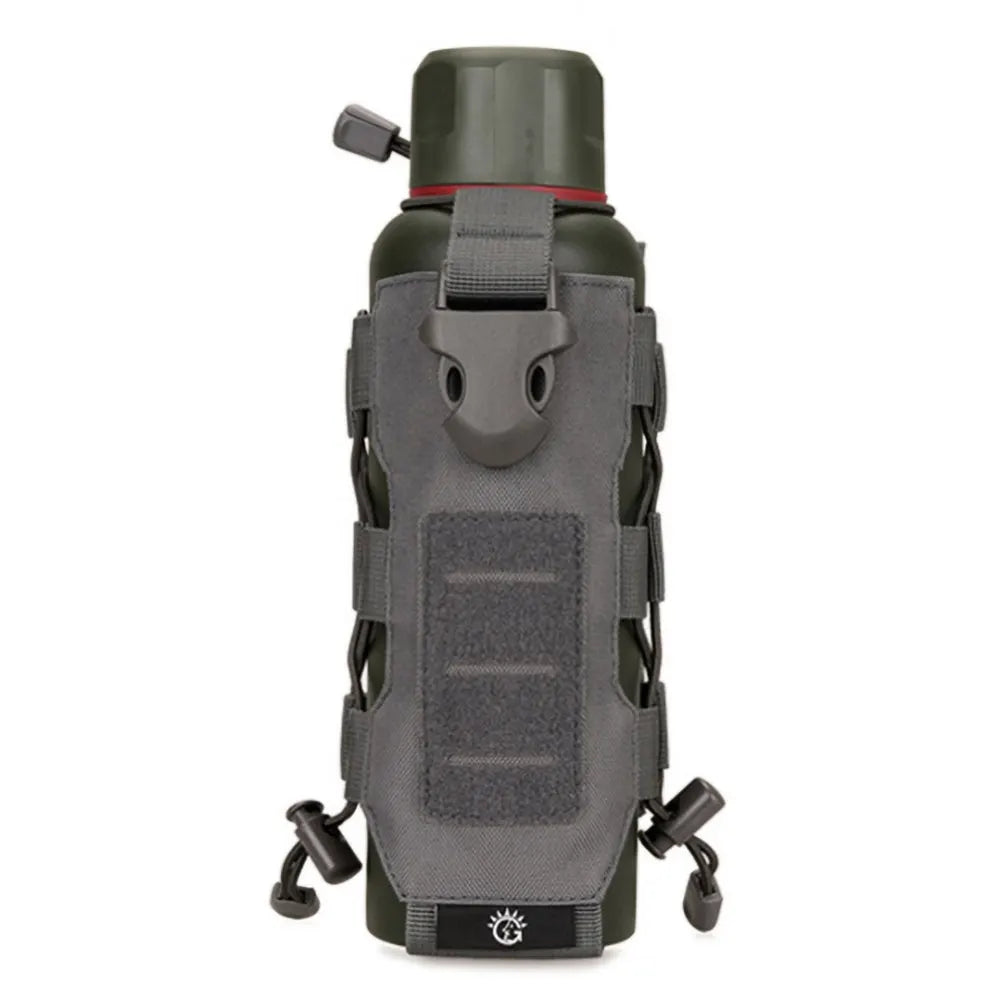Outdoor Tactical MOLLE Nylon Water Bottle Holder Camping Hiking Mountaineering Pouch Bags