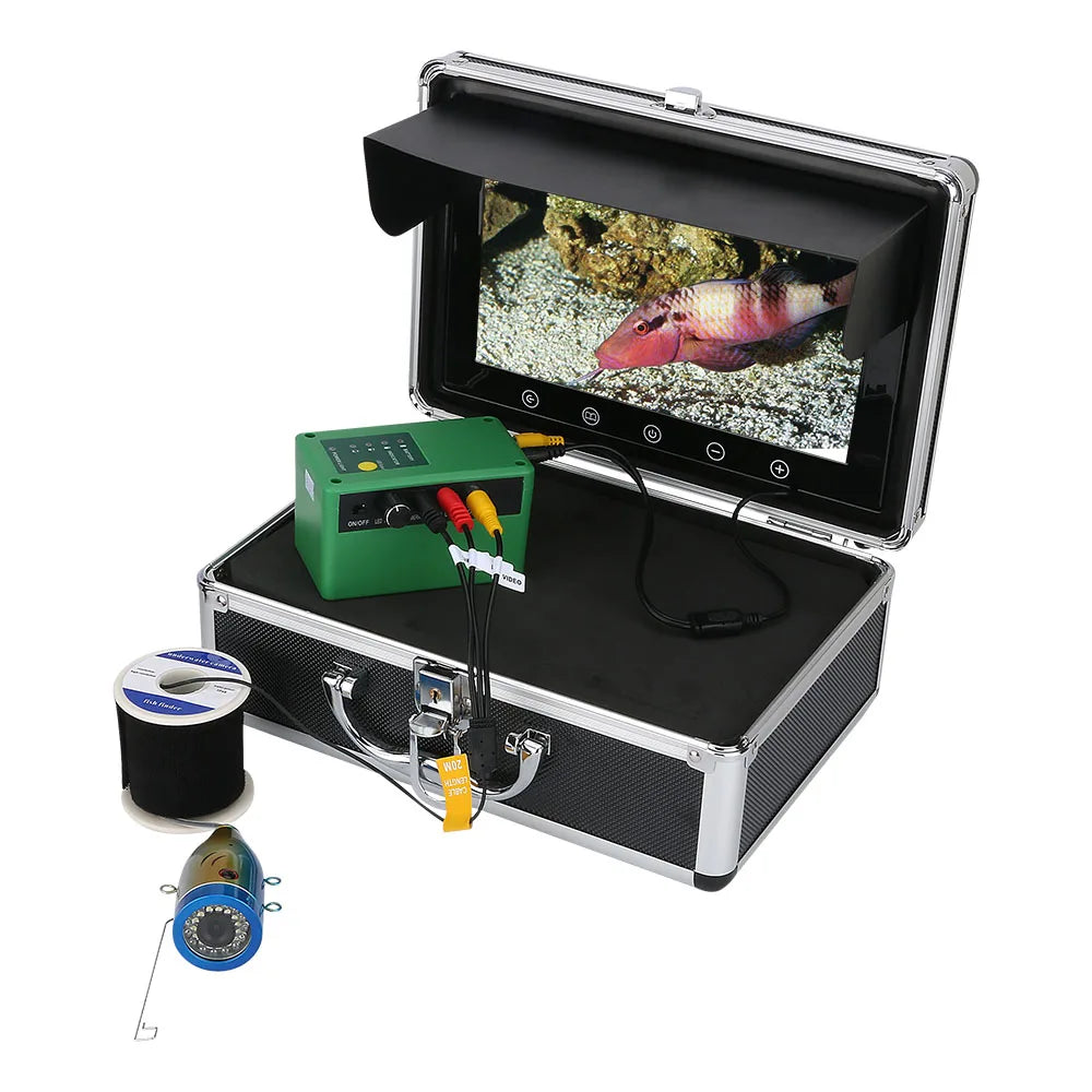 MOUNTAINONE Underwater Fishing Camera Fish Finder With LEDs And Infrared