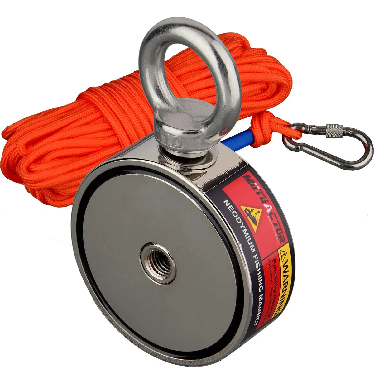 AMAZING-MAG Double Sided Fishing Magnet Set With Strong Salvage Rope