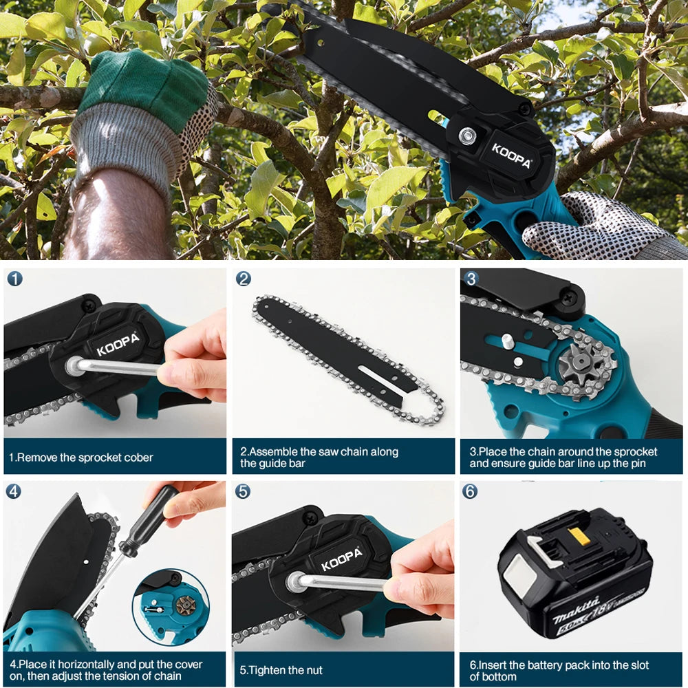 Koopa Tool Makita 18V Mini Chainsaw No Battery Portable