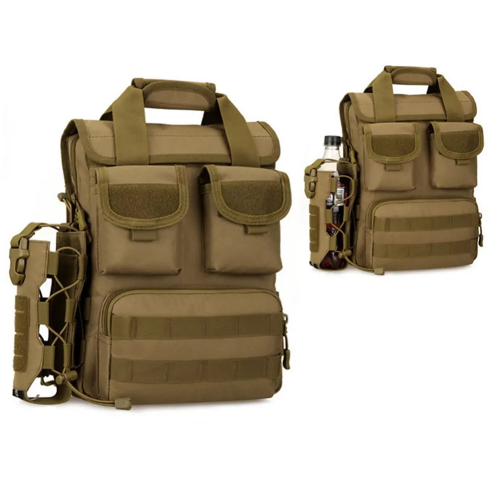 Outdoor Tactical MOLLE Nylon Water Bottle Holder Camping Hiking Mountaineering Pouch Bags