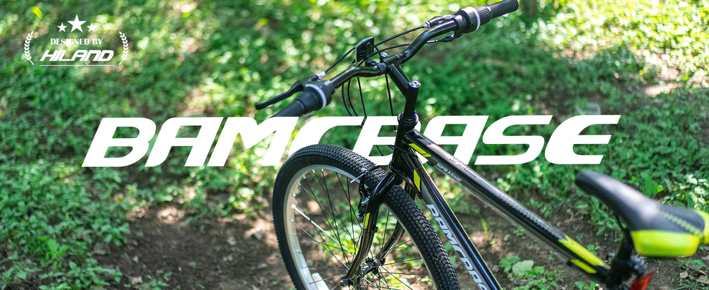 Hiland 24 26 Inch Mountain Bike for Men Women 21 Speeds High Carbon Steel Frame Sport Cycling MTB Bicycle for Adult