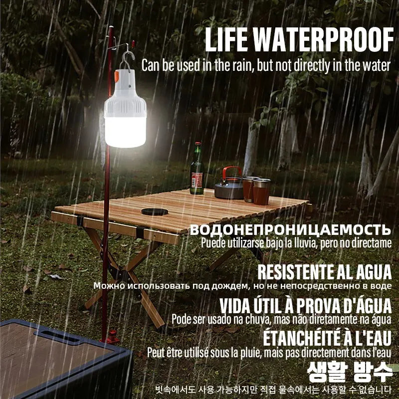 RxZoA Outdoor USB Rechargeable LED Lantern Emergency Light