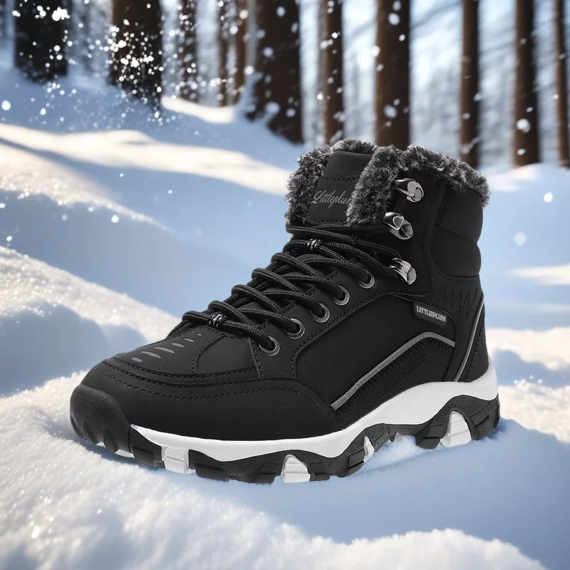 Womens Winter Hiking Boots Waterproof Non Slip Warm Lined
