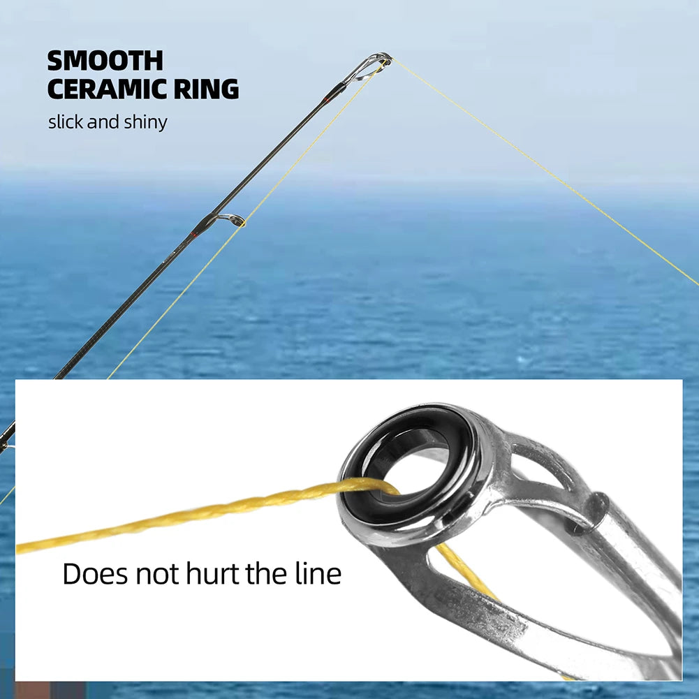 Stainless Steel Top Tip Ring Guides for Fishing Rods