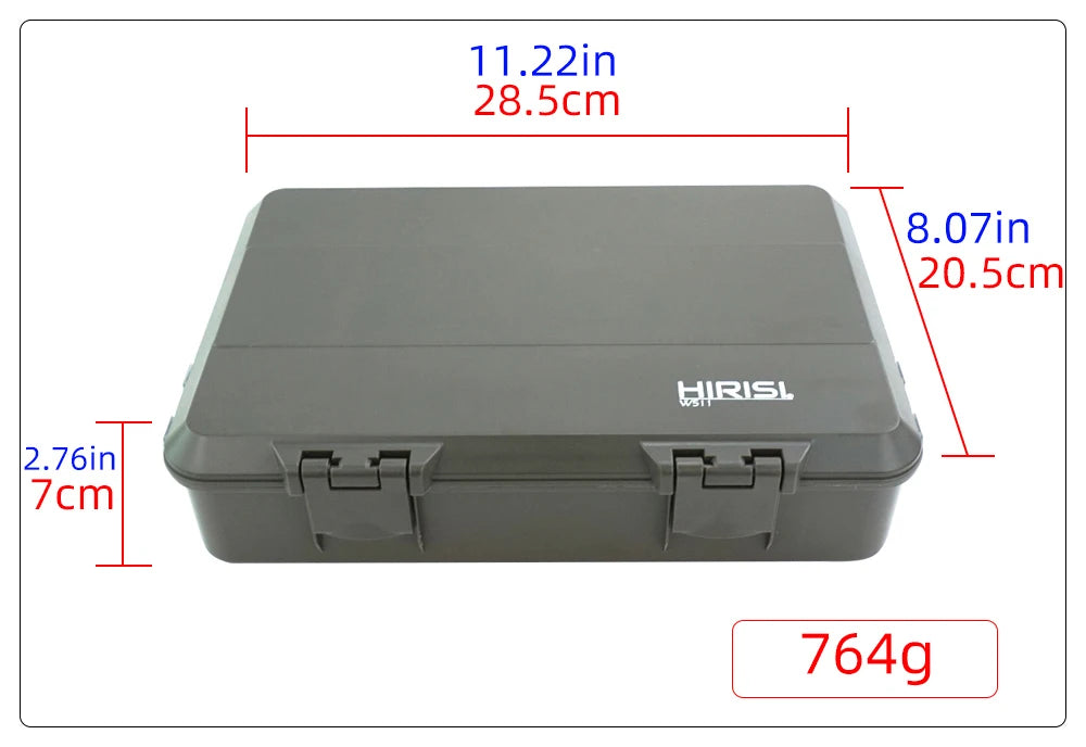 Hirisi Carp Fishing Box Portable Multipurpose Tackle Organizer
