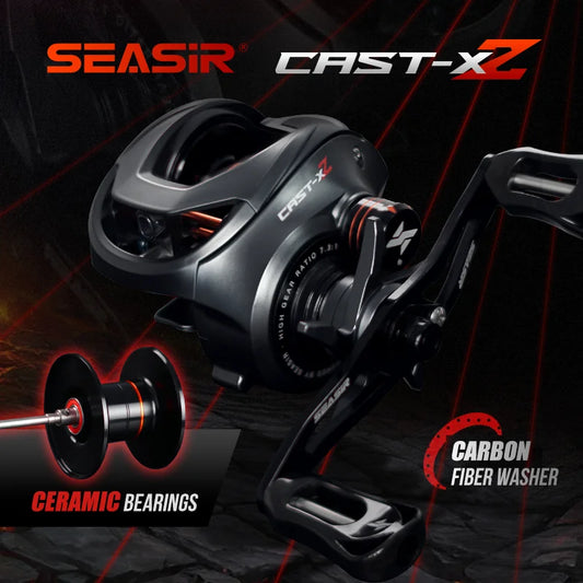 SeaSir Cast X2 Baitcasting Reel 7.3 to 1 Gear Ratio