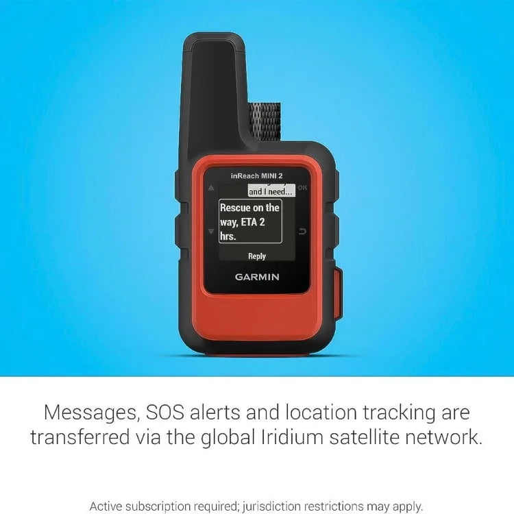inReach Mini 2, Lightweight Satellite Communicator, Orange