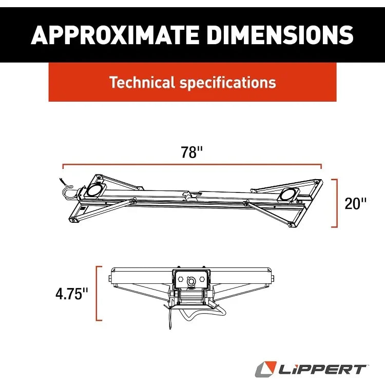 PSX1 High Speed RV Power Stabilizer Jack System Automatic Adjustment