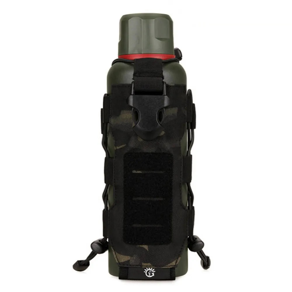Outdoor Tactical MOLLE Nylon Water Bottle Holder Camping Hiking Mountaineering Pouch Bags