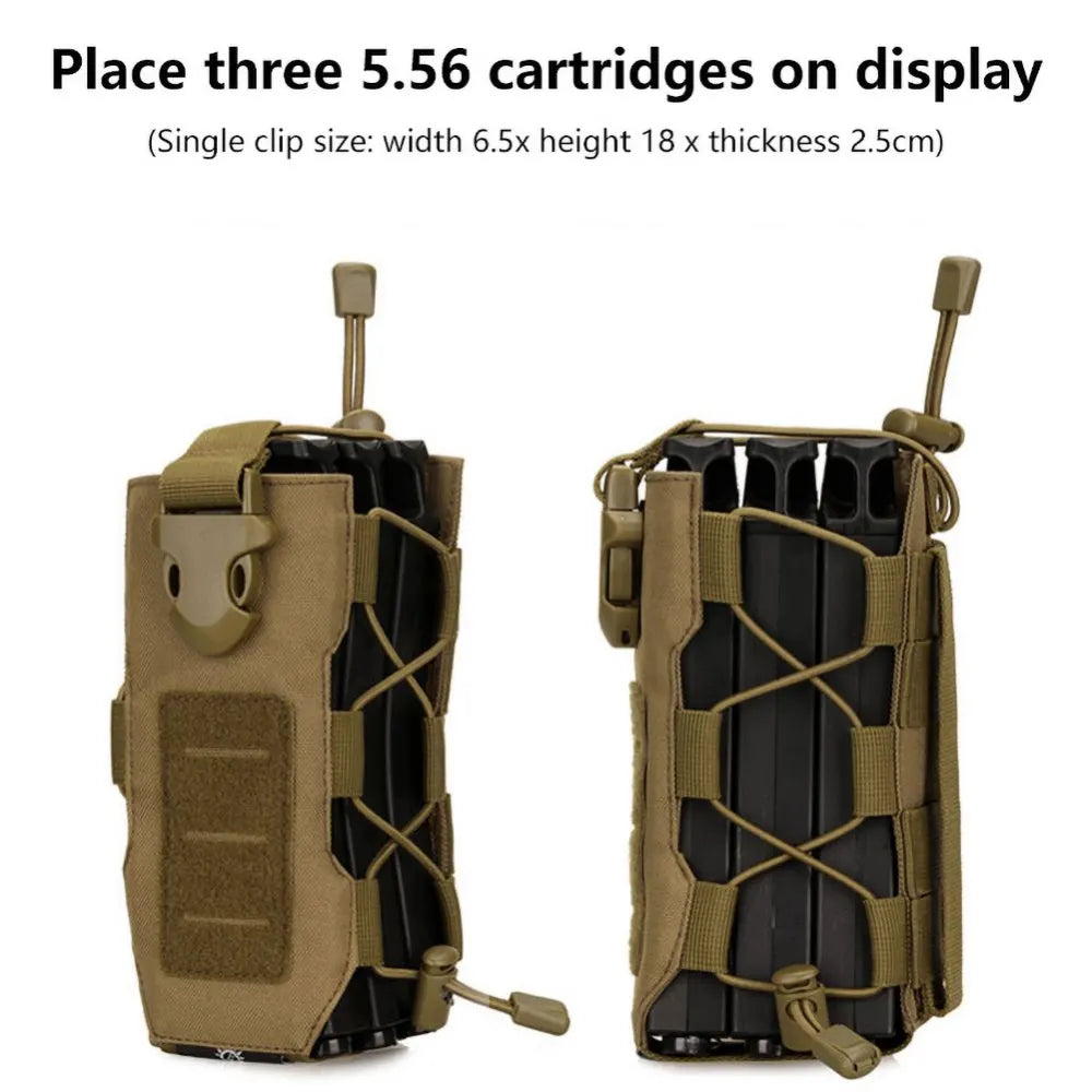 Outdoor Tactical MOLLE Nylon Water Bottle Holder Camping Hiking Mountaineering Pouch Bags