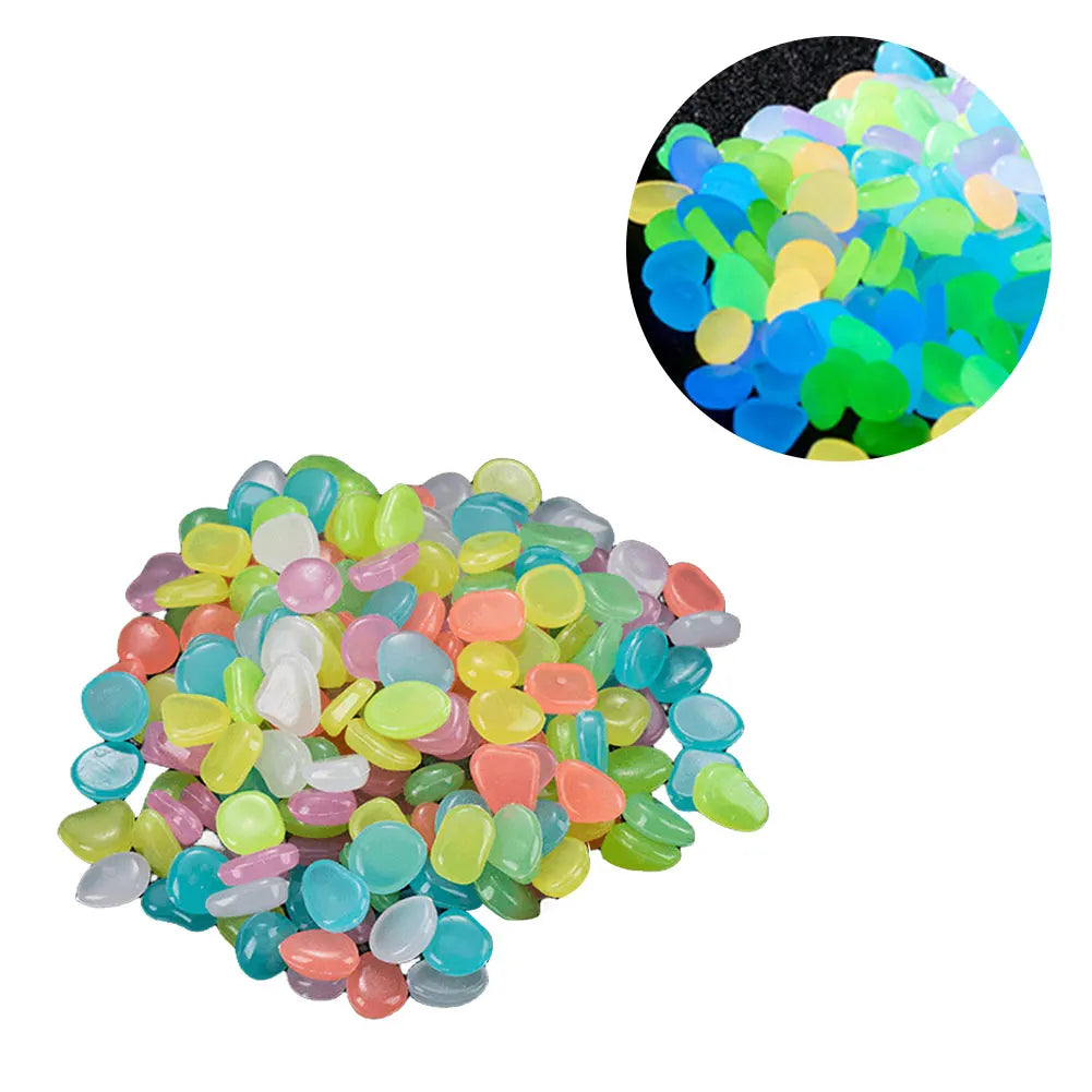 Glow In The Dark Pebbles for Aquarium Fish Tank Decor
