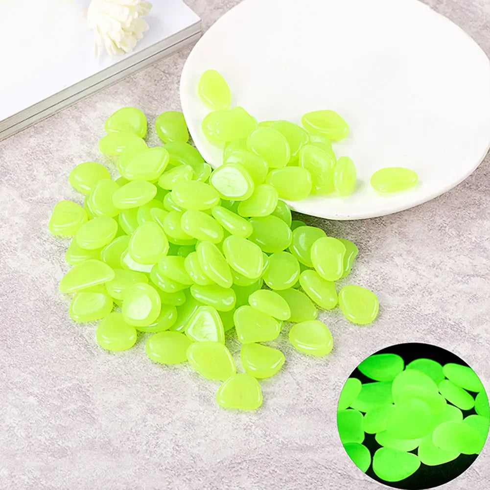 Glow In The Dark Pebbles for Aquarium Fish Tank Decor