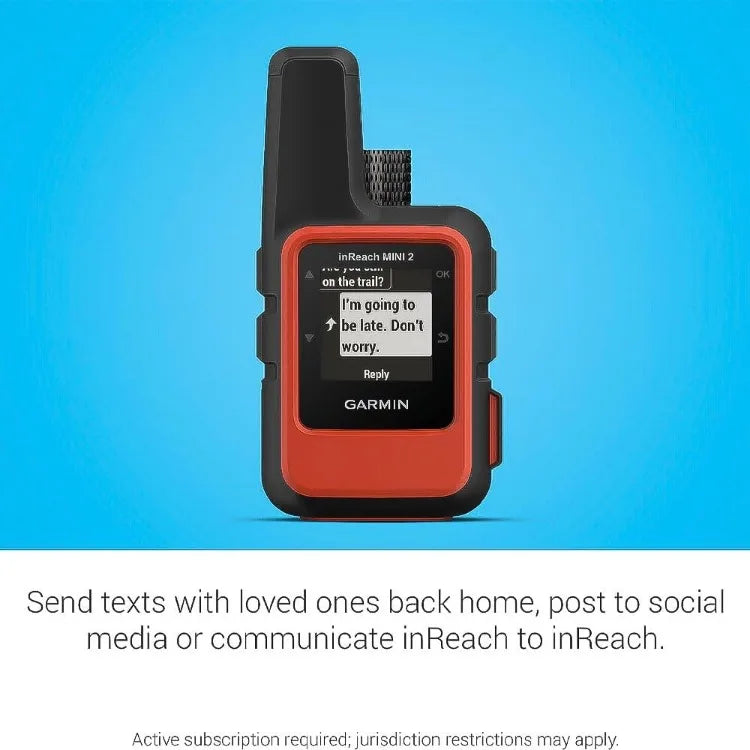 inReach Mini 2, Lightweight Satellite Communicator, Orange