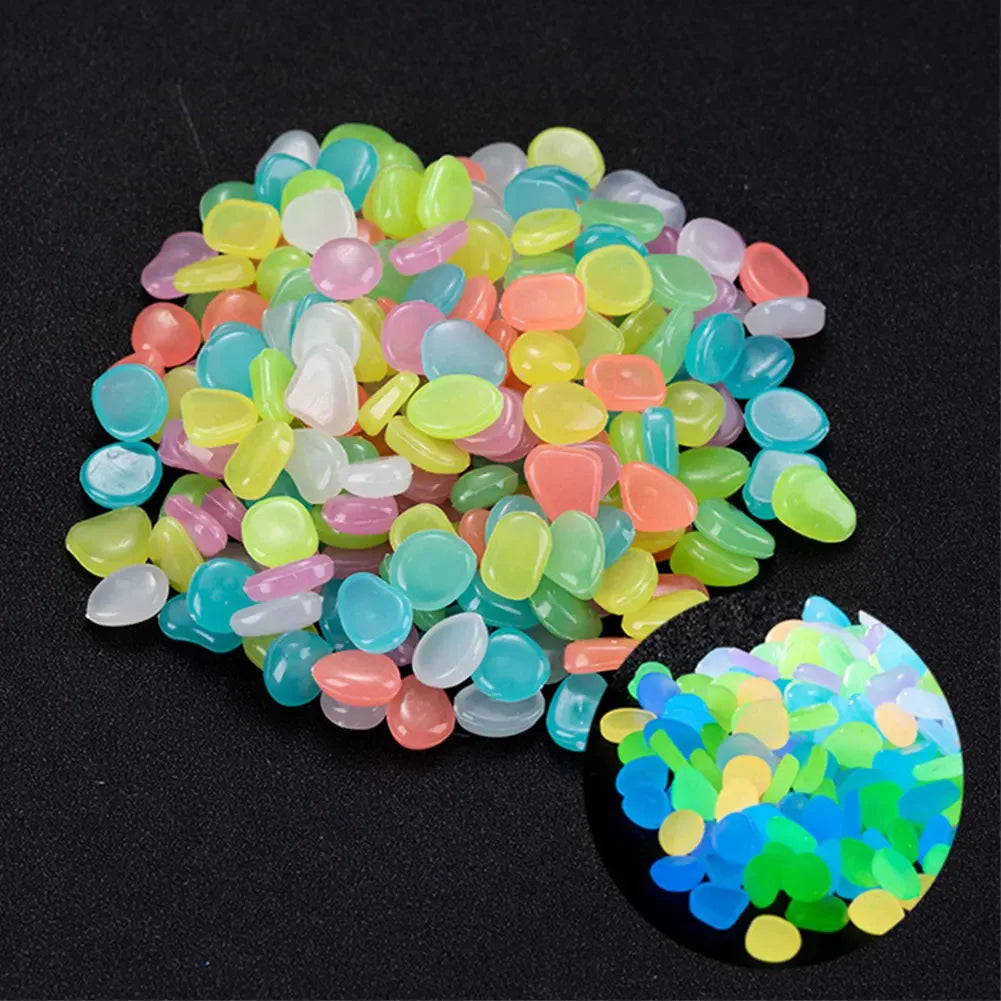 Glow In The Dark Pebbles for Aquarium Fish Tank Decor