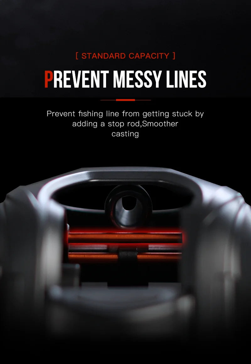 SeaSir Cast X2 Baitcasting Reel 7.3 to 1 Gear Ratio