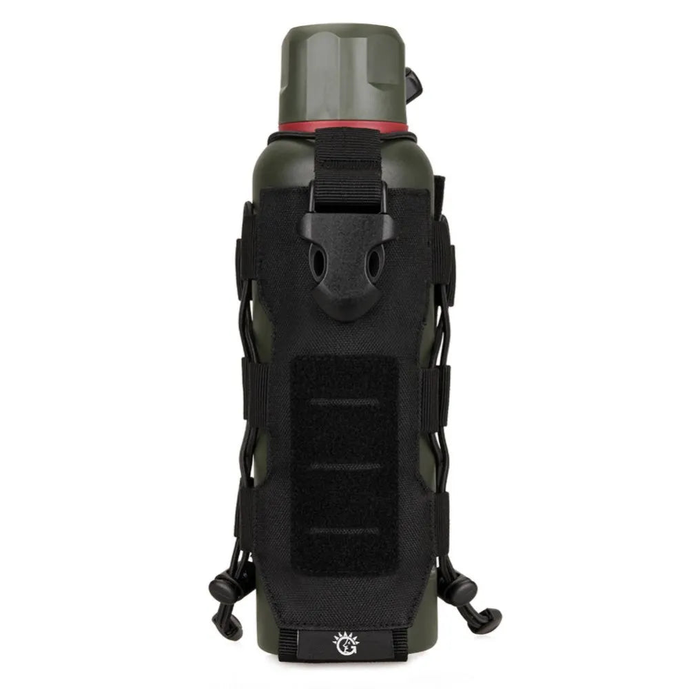 Outdoor Tactical MOLLE Nylon Water Bottle Holder Camping Hiking Mountaineering Pouch Bags