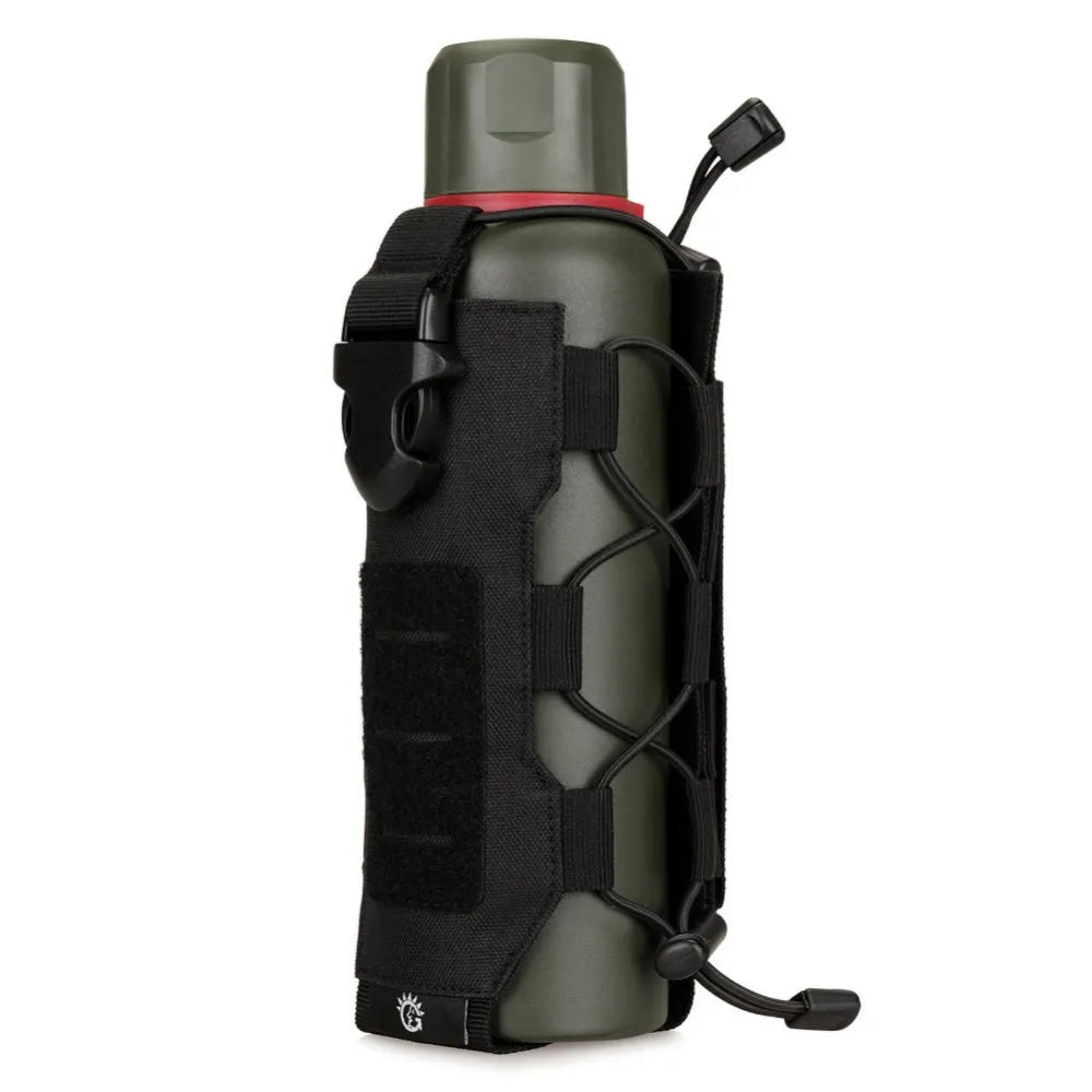 Outdoor Tactical MOLLE Nylon Water Bottle Holder Camping Hiking Mountaineering Pouch Bags