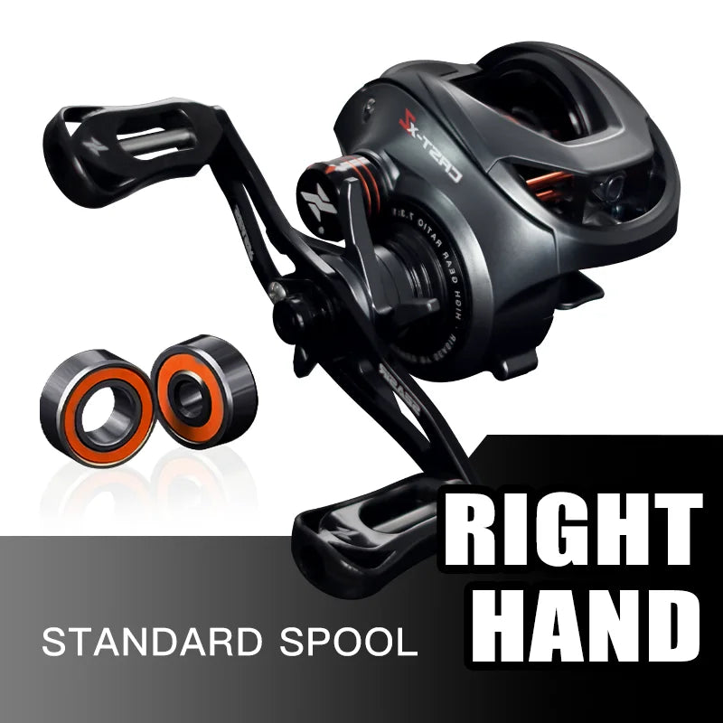 SeaSir Cast X2 Baitcasting Reel 7.3 to 1 Gear Ratio