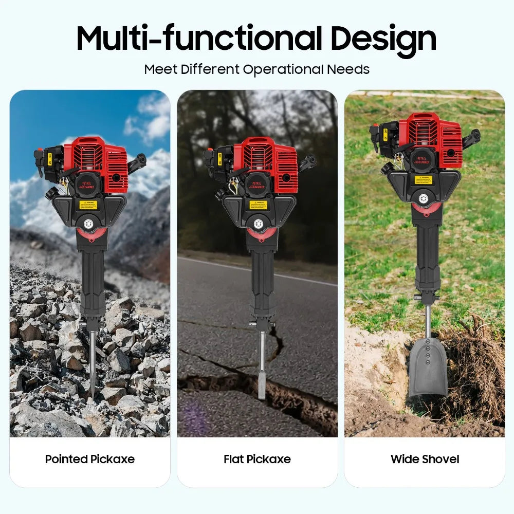 Handheld Trencher Digger 52CC Gas Powered Garden Tree Digger