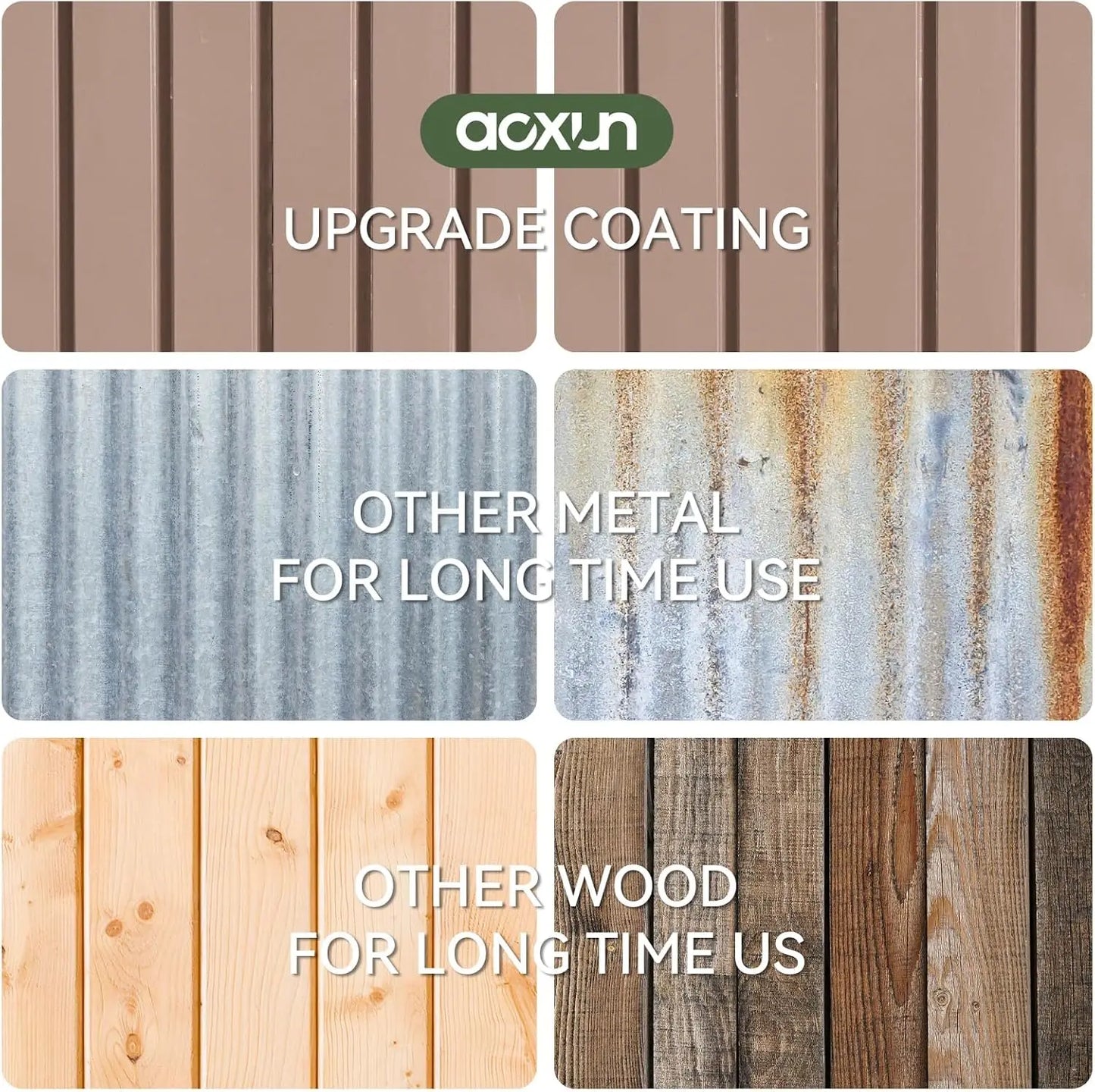 Metal Garden Tool Shed With Lockable Doors For Backyard