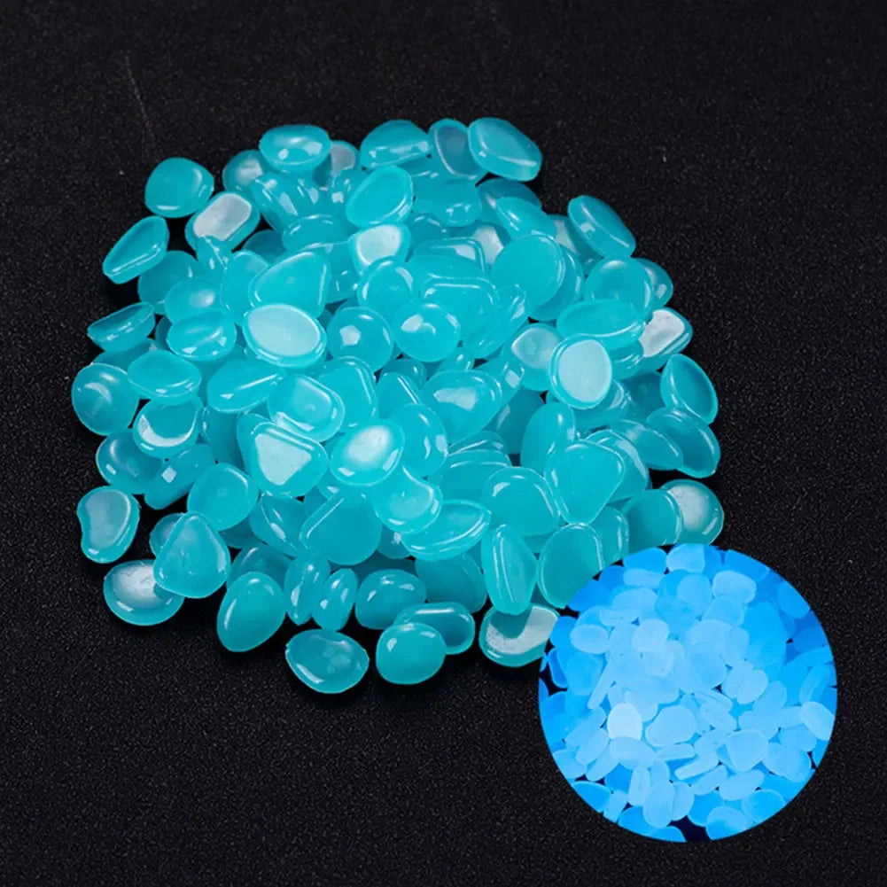 Glow In The Dark Pebbles for Aquarium Fish Tank Decor
