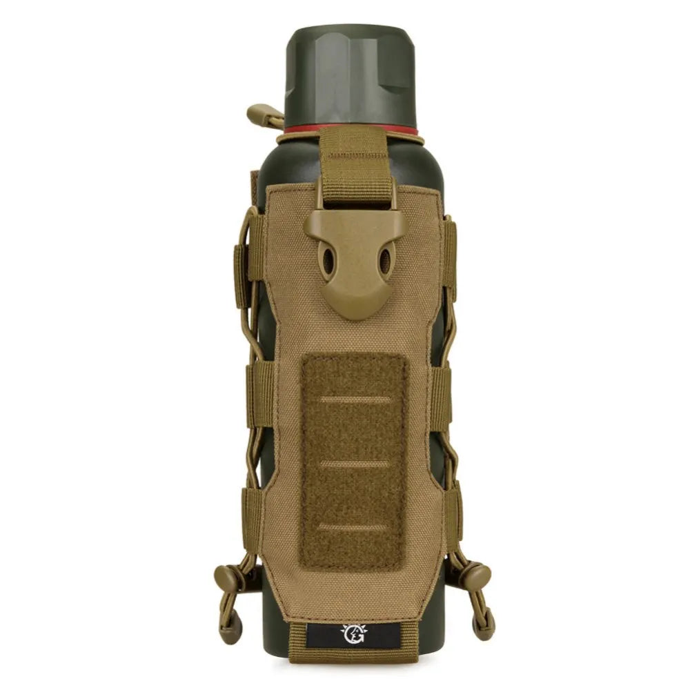 Outdoor Tactical MOLLE Nylon Water Bottle Holder Camping Hiking Mountaineering Pouch Bags