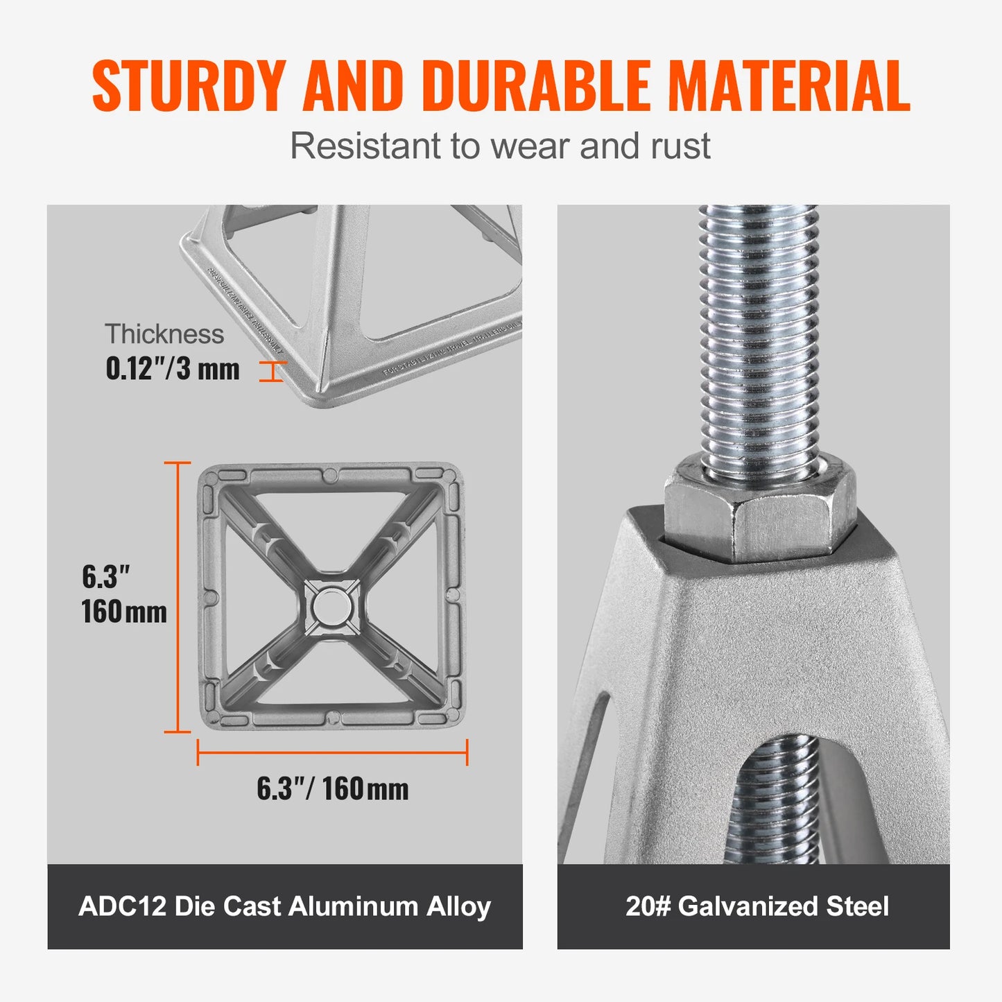 SucceBuy RV Stabilizer Jacks 4 Pack Aluminum Leveling Jacks