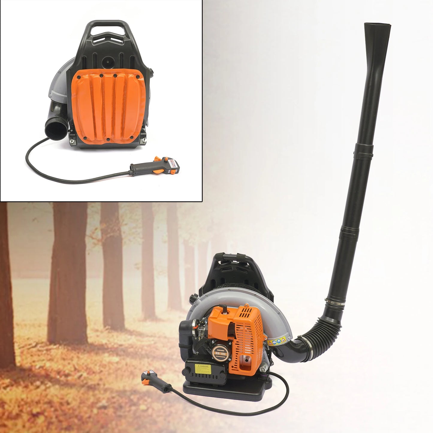 Gasoline Backpack Leaf Blower For Road Sweeping Snow Removal