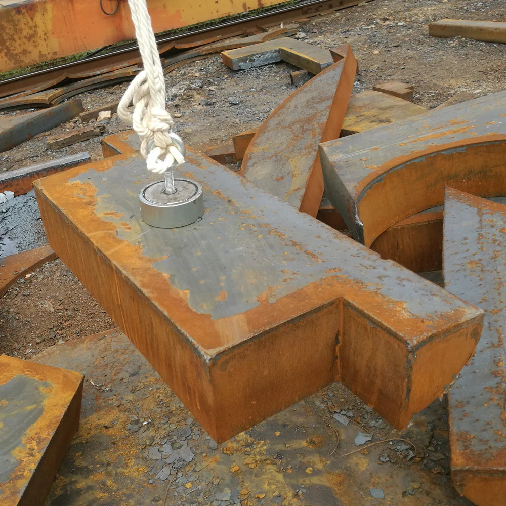 AMAZING-MAG 300kg Two Sided Fishing Magnet Set With Rope