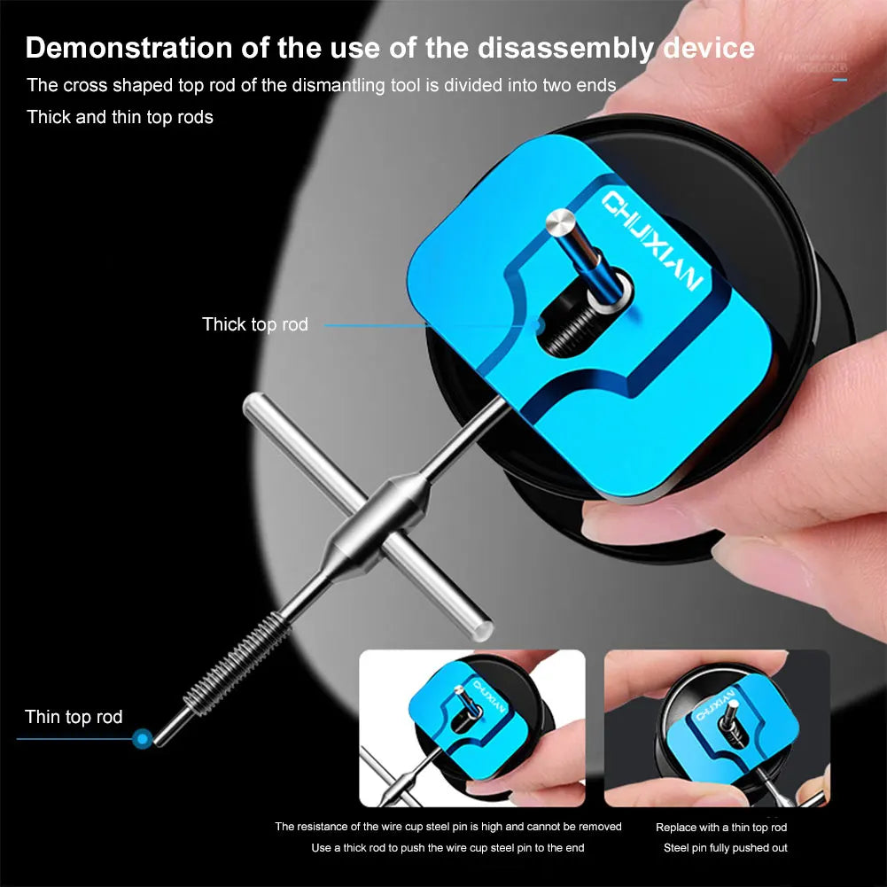 JOCESTYLE Reel Bearing Pin Remover Tool For Fishing Reels
