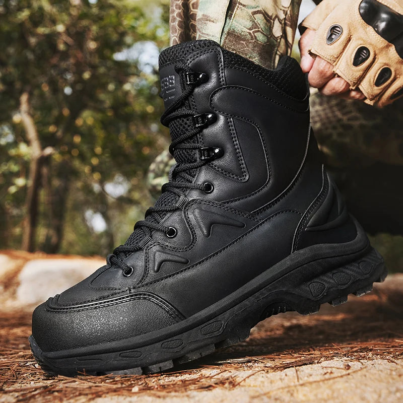 Men's Hiking Boots Outdoor Combat Walking Tactical Casual Boots
