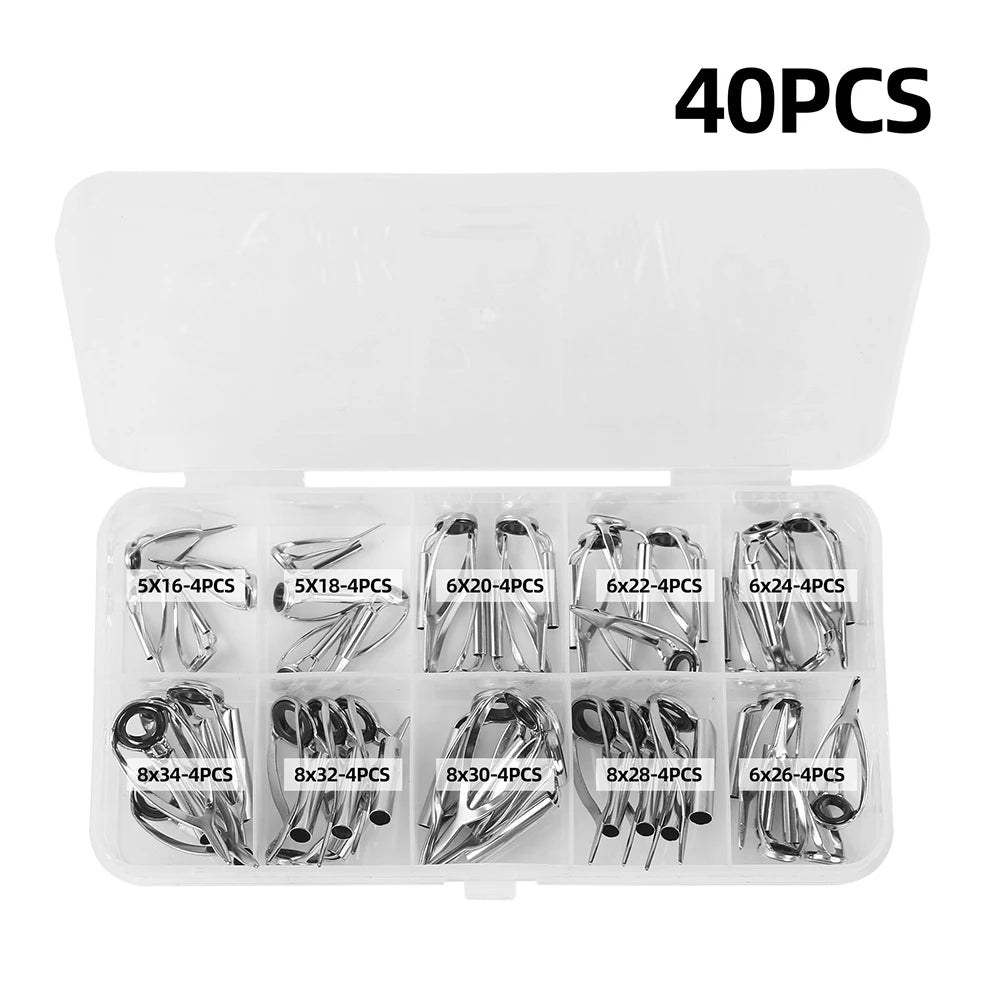 Stainless Steel Top Tip Ring Guides for Fishing Rods