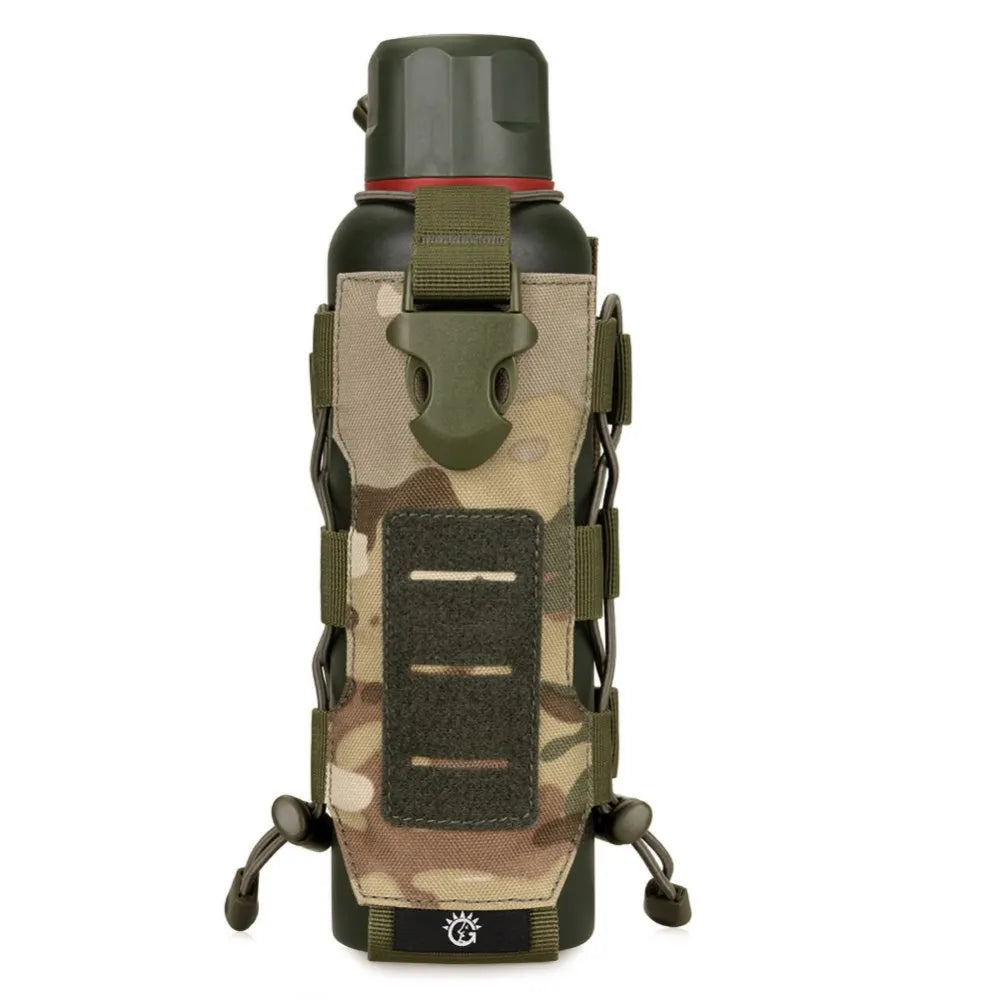 Outdoor Tactical MOLLE Nylon Water Bottle Holder Camping Hiking Mountaineering Pouch Bags