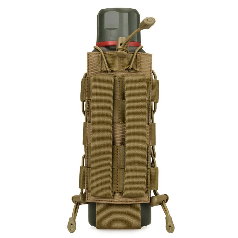 Outdoor Tactical MOLLE Nylon Water Bottle Holder Camping Hiking Mountaineering Pouch Bags